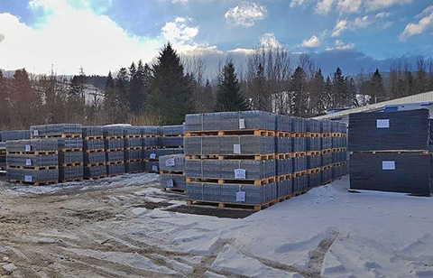 magazyn ogrodzeń i siatek gabionowych firmy Gabiony Lemon